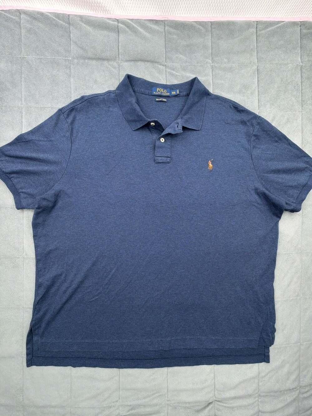 Polo Ralph Lauren Pima Soft Touch Polo Size XXL Blue Heather Short